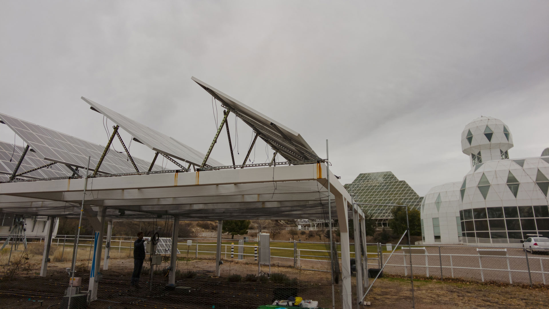 Agrivoltaics research at Biosphere 2