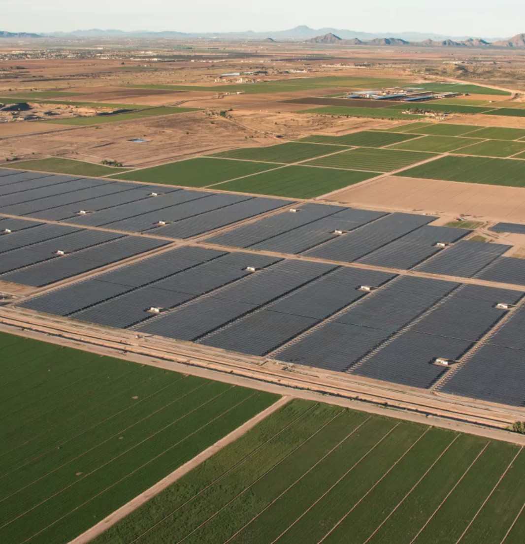 Large-scale agrivoltaics
